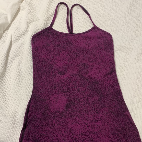 Purple and black spotted workout tank - Picture 2 of 2